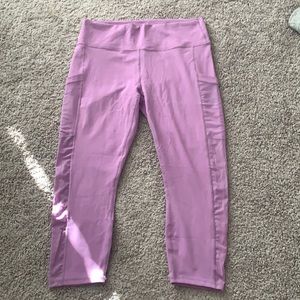 Lavender Fabletics 7/8 Pocket Leggings